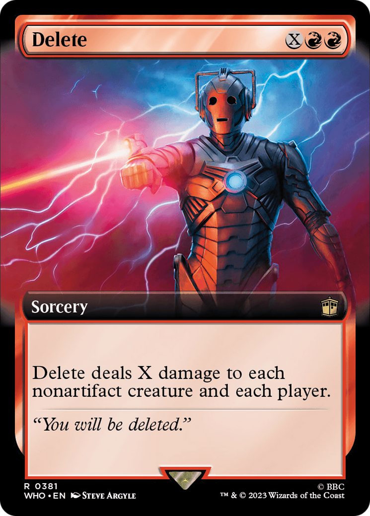 Delete (Extended Art) [Doctor Who] | Dragon's Lair Comics and Fantasy Houston TX