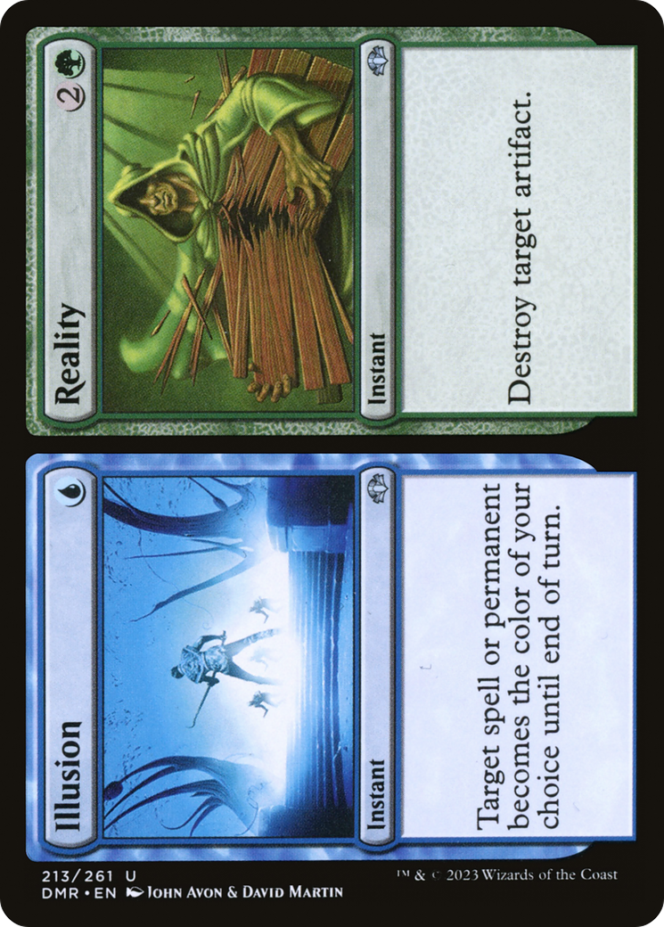 Illusion // Reality [Dominaria Remastered] | Dragon's Lair Comics and Fantasy Houston TX