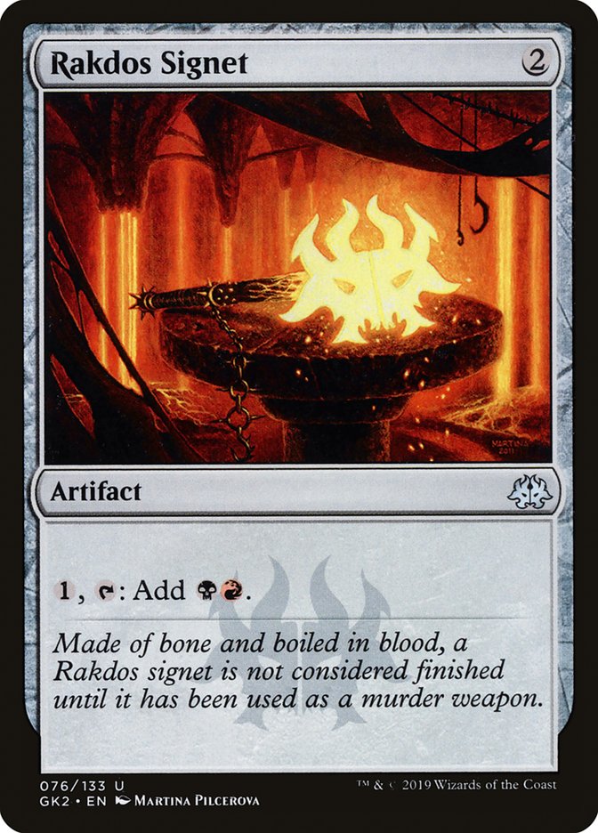 Rakdos Signet [Ravnica Allegiance Guild Kit] | Dragon's Lair Comics and Fantasy Houston TX