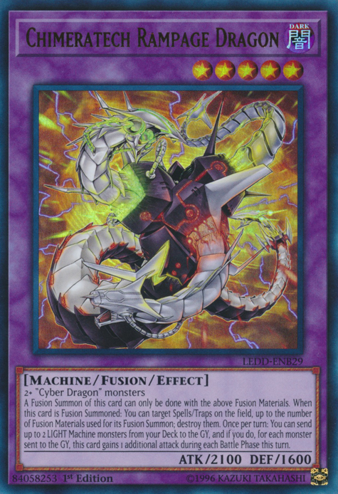 Chimeratech Rampage Dragon [LEDD-ENB29] Ultra Rare | Dragon's Lair Comics and Fantasy Houston TX