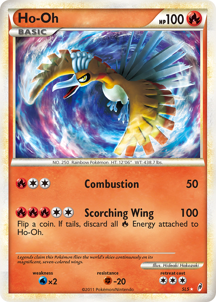 Ho-Oh (SL5) [HeartGold & SoulSilver: Call of Legends] | Dragon's Lair Comics and Fantasy Houston TX