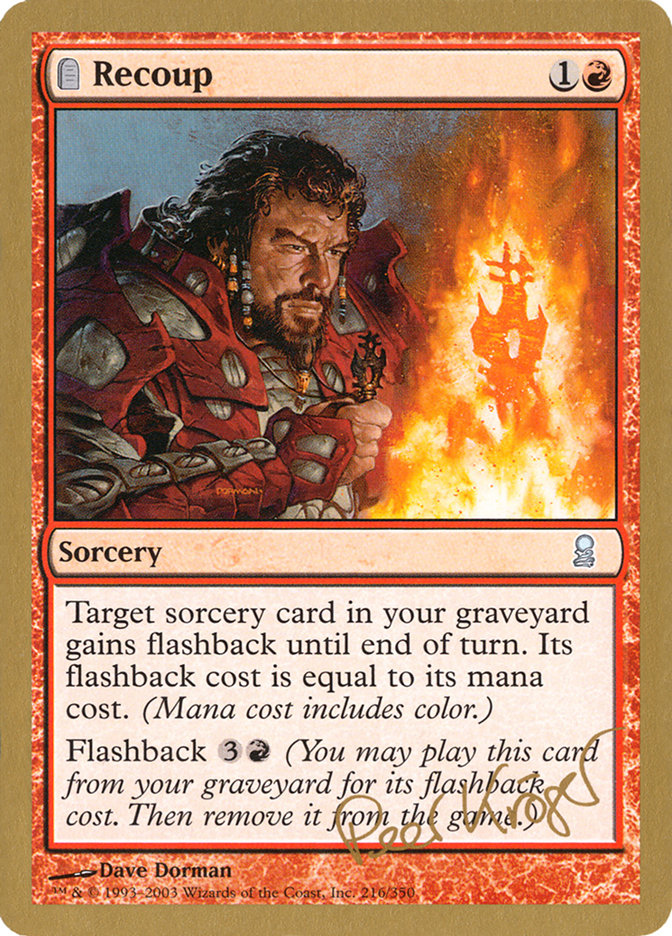 Recoup (Peer Kroger) [World Championship Decks 2003] | Dragon's Lair Comics and Fantasy Houston TX