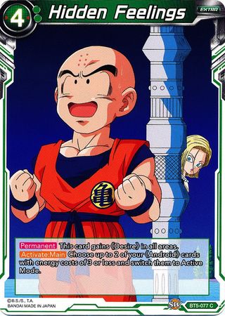 Hidden Feelings (BT5-077) [Miraculous Revival] | Dragon's Lair Comics and Fantasy Houston TX