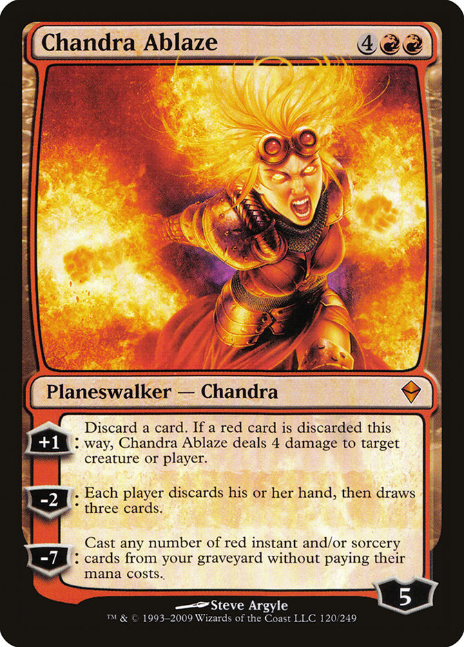 Chandra Ablaze [Zendikar] | Dragon's Lair Comics and Fantasy Houston TX
