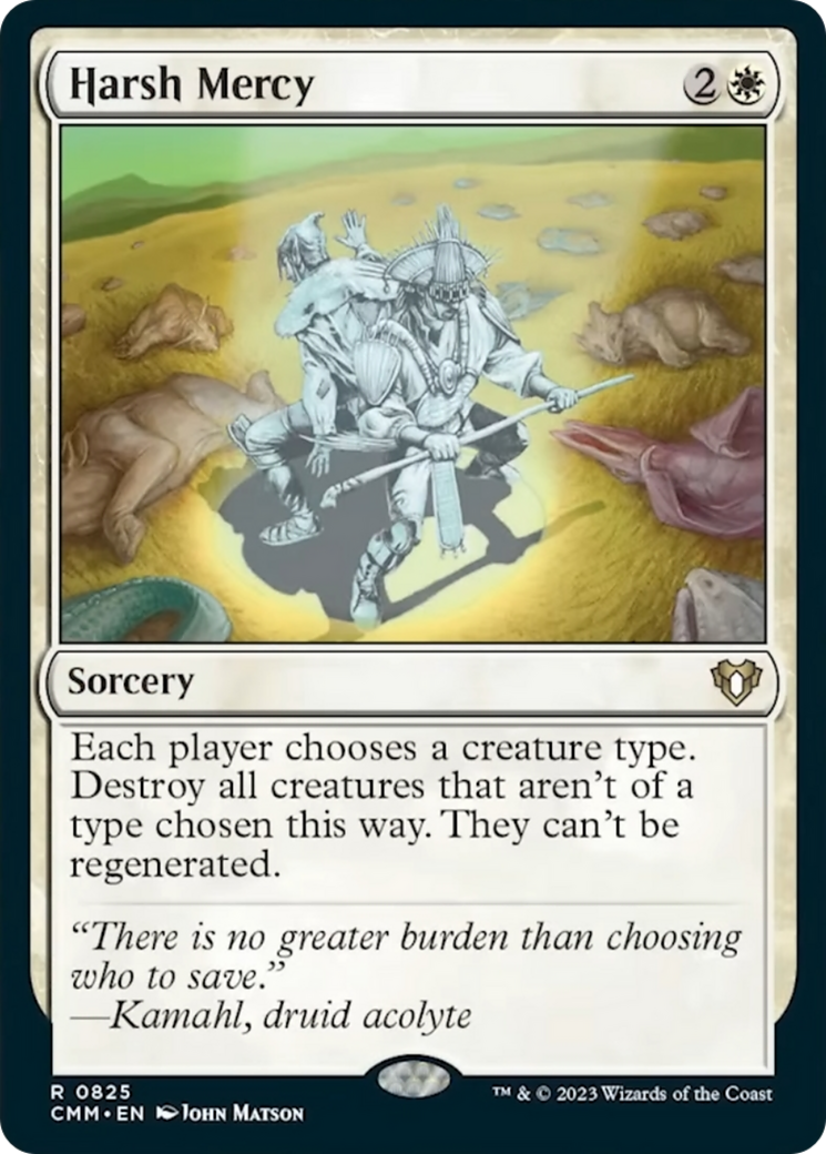 Harsh Mercy [Commander Masters] | Dragon's Lair Comics and Fantasy Houston TX