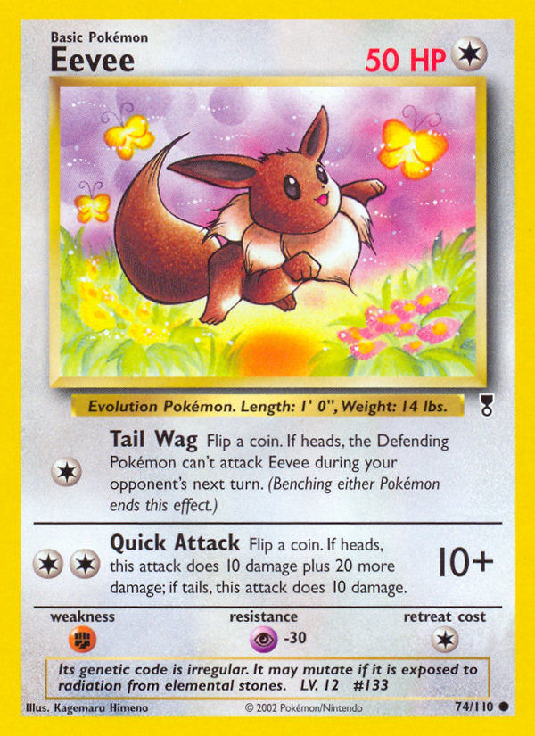 Eevee (74/110) [Legendary Collection] | Dragon's Lair Comics and Fantasy Houston TX