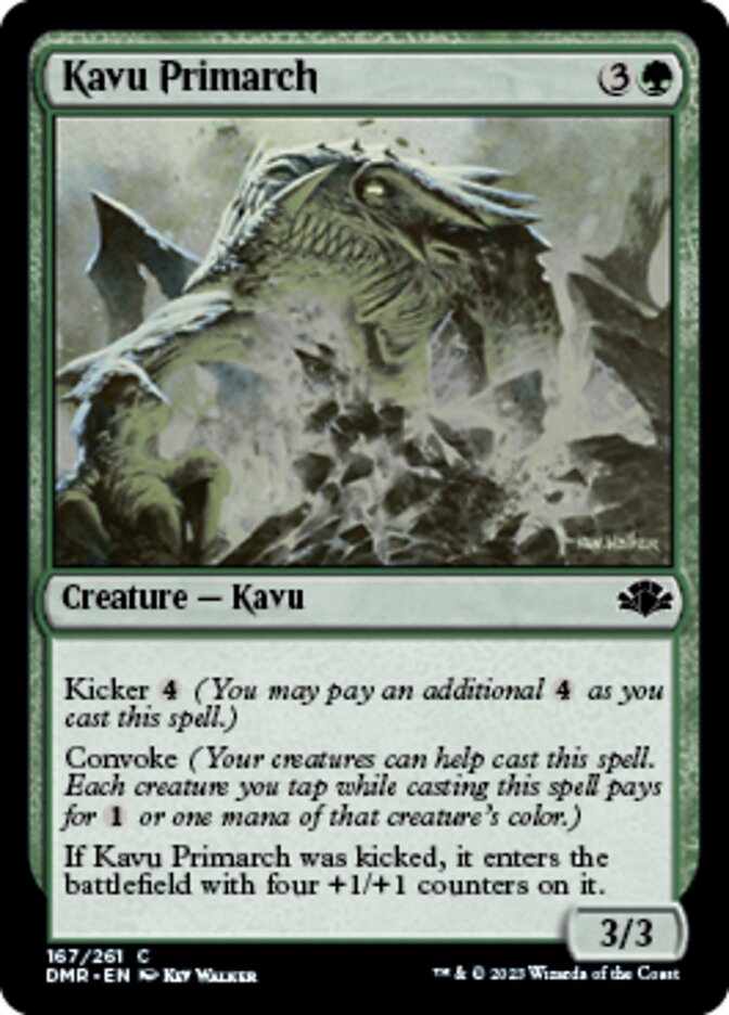 Kavu Primarch [Dominaria Remastered] | Dragon's Lair Comics and Fantasy Houston TX