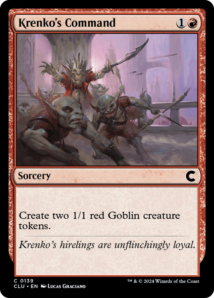 Krenko's Command [Ravnica: Clue Edition] | Dragon's Lair Comics and Fantasy Houston TX
