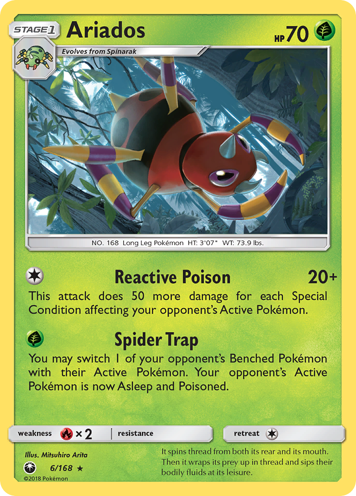 Ariados (6/168) [Sun & Moon: Celestial Storm] | Dragon's Lair Comics and Fantasy Houston TX