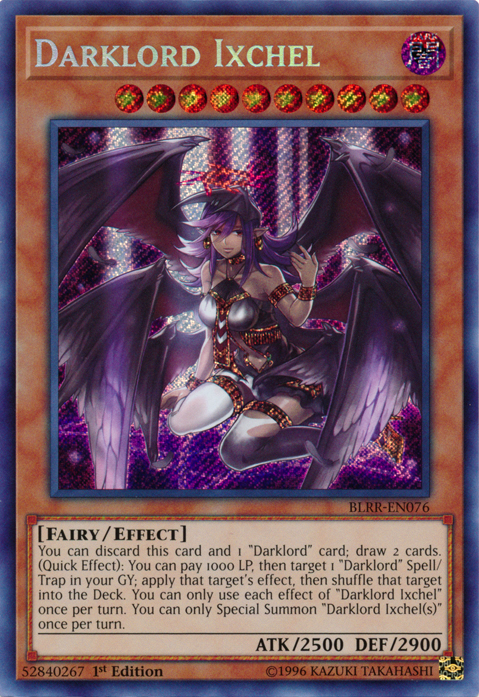 Darklord Ixchel [BLRR-EN076] Secret Rare | Dragon's Lair Comics and Fantasy Houston TX