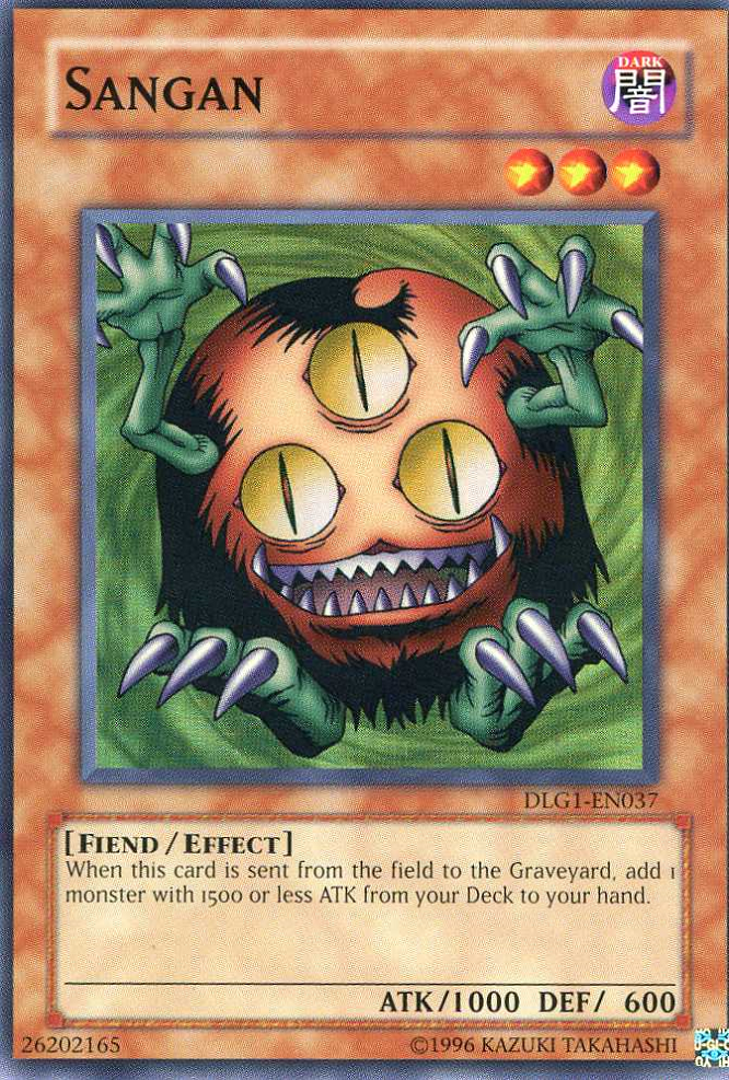 Sangan [DLG1-EN037] Super Rare | Dragon's Lair Comics and Fantasy Houston TX