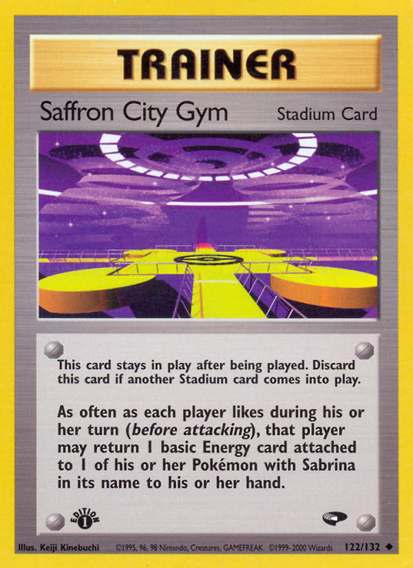 Saffron City Gym (122/132) [Gym Challenge 1st Edition] | Dragon's Lair Comics and Fantasy Houston TX