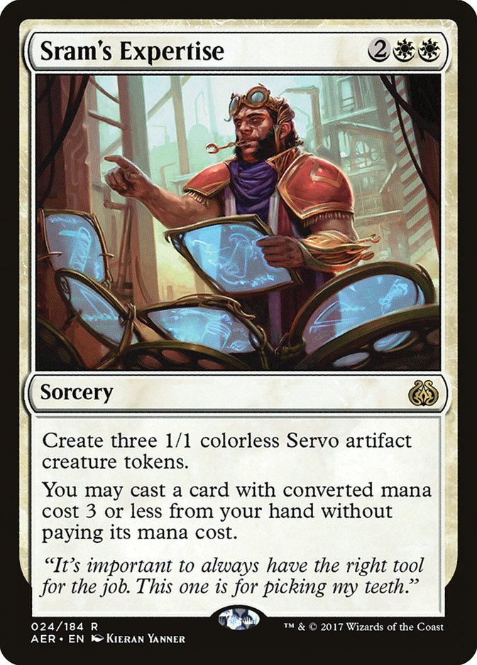 Sram's Expertise [Aether Revolt] | Dragon's Lair Comics and Fantasy Houston TX