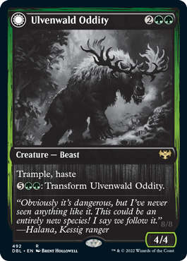 Ulvenwald Oddity // Ulvenwald Behemoth [Innistrad: Double Feature] | Dragon's Lair Comics and Fantasy Houston TX