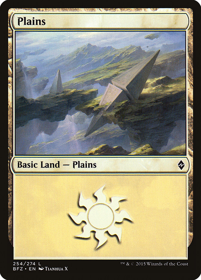 Plains (254) [Battle for Zendikar] | Dragon's Lair Comics and Fantasy Houston TX