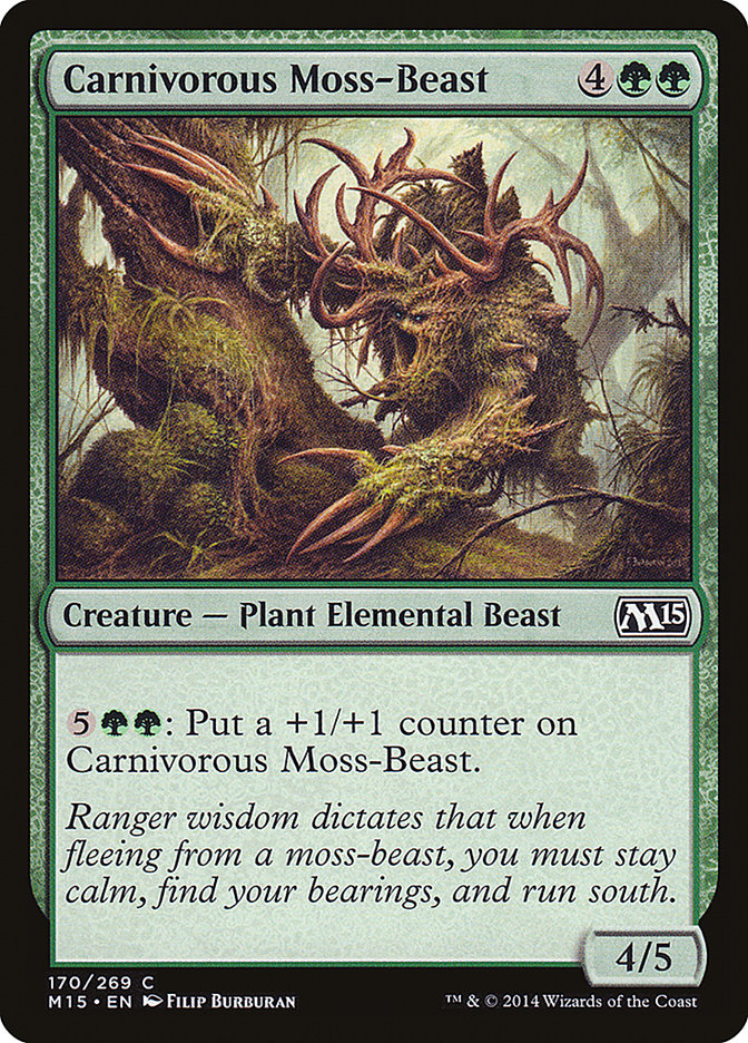 Carnivorous Moss-Beast [Magic 2015] | Dragon's Lair Comics and Fantasy Houston TX