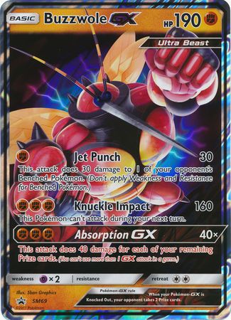 Buzzwole GX (SM69) (Jumbo Card) [Sun & Moon: Black Star Promos] | Dragon's Lair Comics and Fantasy Houston TX