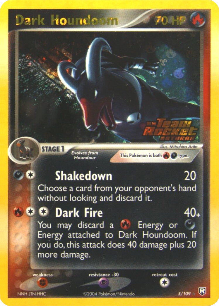 Dark Houndoom (5/109) (Stamped) [EX: Team Rocket Returns] | Dragon's Lair Comics and Fantasy Houston TX