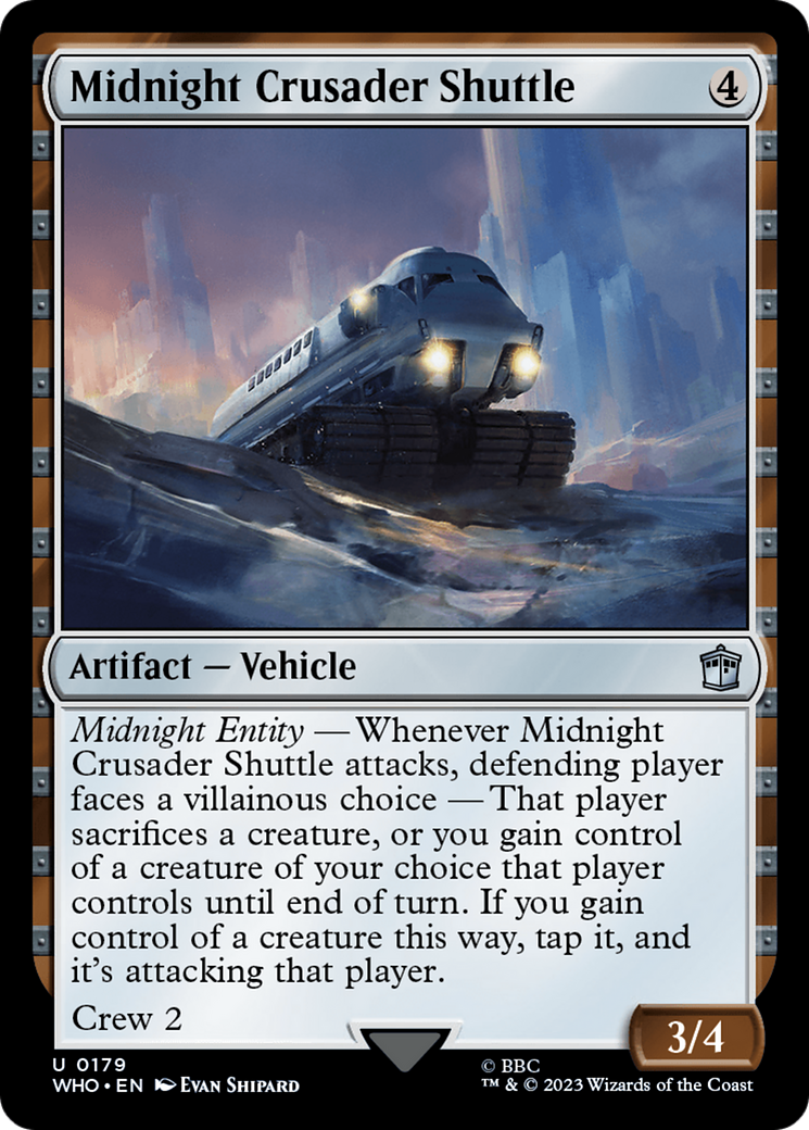 Midnight Crusader Shuttle [Doctor Who] | Dragon's Lair Comics and Fantasy Houston TX