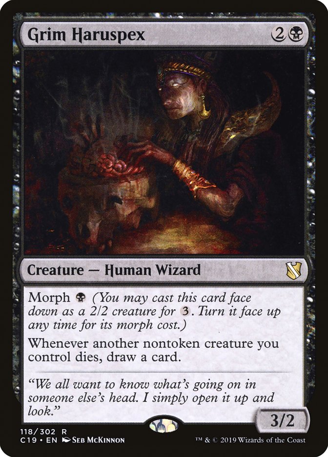 Grim Haruspex [Commander 2019] | Dragon's Lair Comics and Fantasy Houston TX