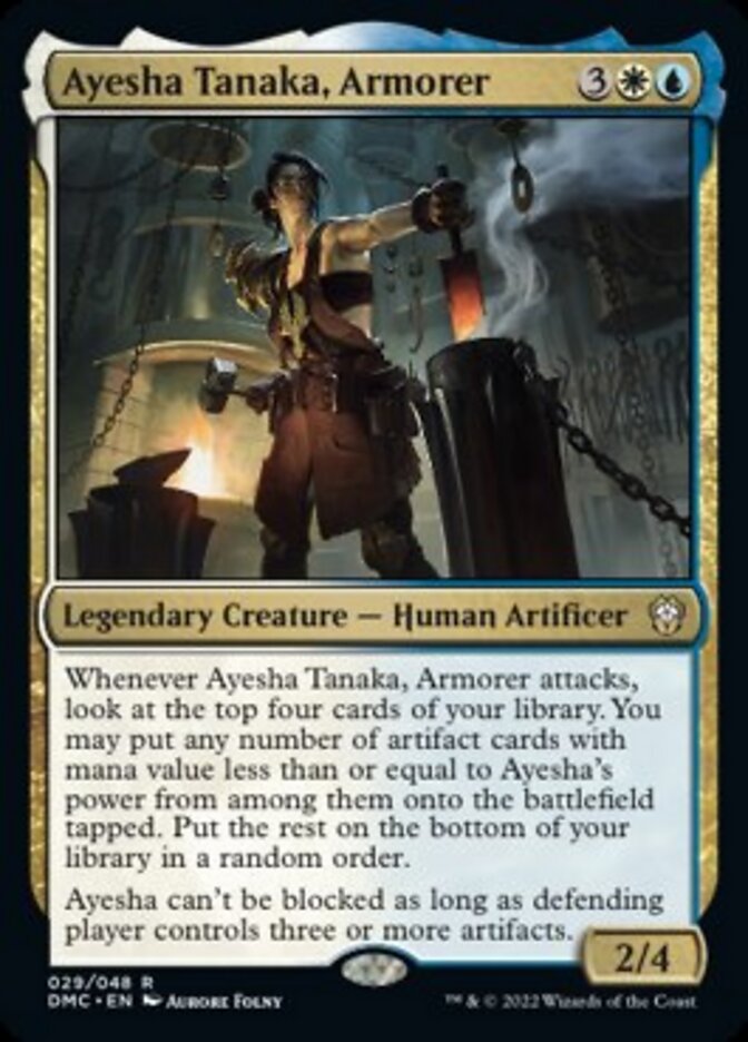 Ayesha Tanaka, Armorer [Dominaria United Commander] | Dragon's Lair Comics and Fantasy Houston TX