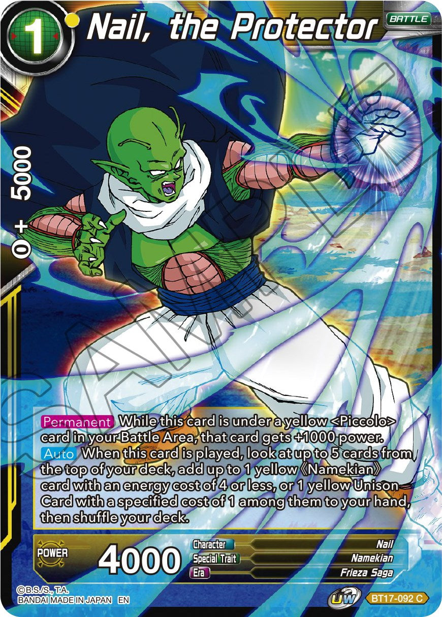 Nail, the Protector (BT17-092) [Ultimate Squad] | Dragon's Lair Comics and Fantasy Houston TX