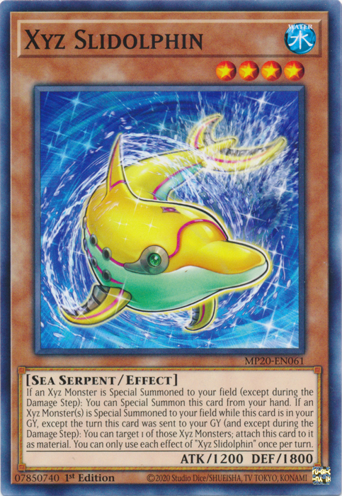 Xyz Slidolphin [MP20-EN061] Common | Dragon's Lair Comics and Fantasy Houston TX