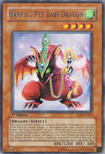Harpie's Pet Baby Dragon [EOJ-EN013] Rare | Dragon's Lair Comics and Fantasy Houston TX
