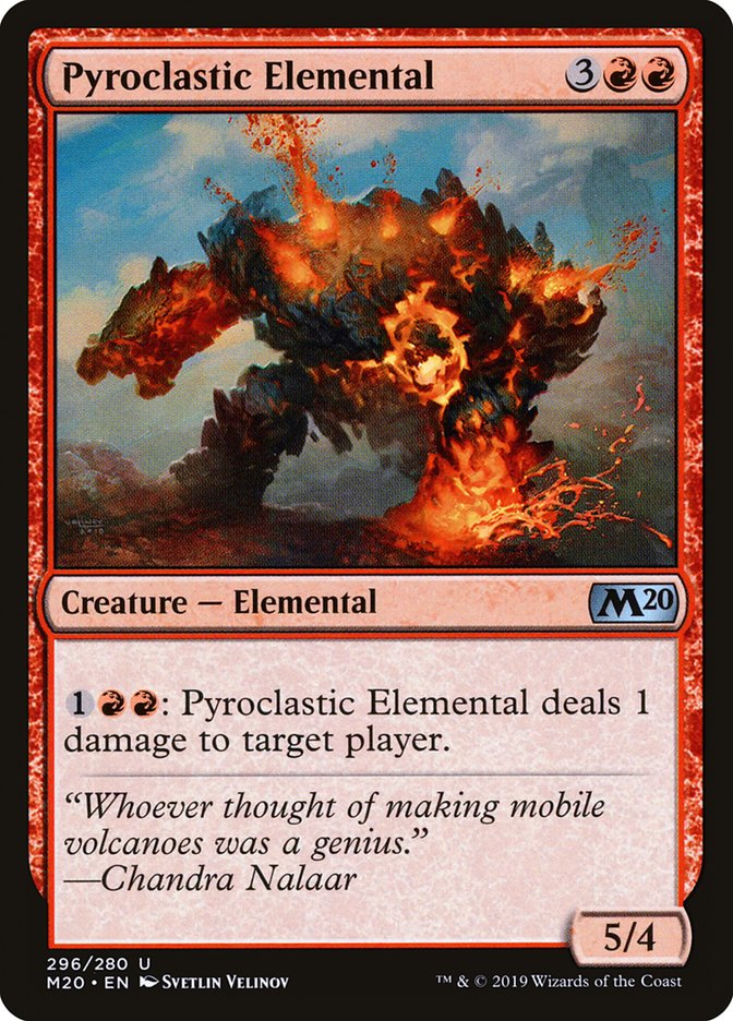 Pyroclastic Elemental [Core Set 2020] | Dragon's Lair Comics and Fantasy Houston TX