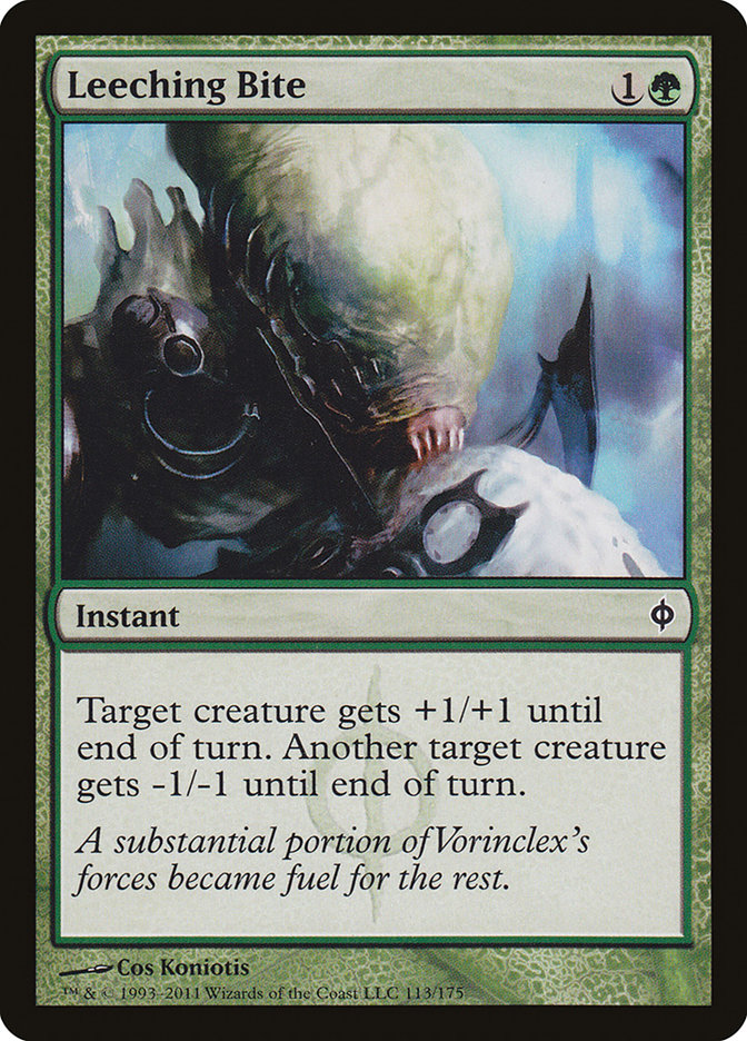 Leeching Bite [New Phyrexia] | Dragon's Lair Comics and Fantasy Houston TX