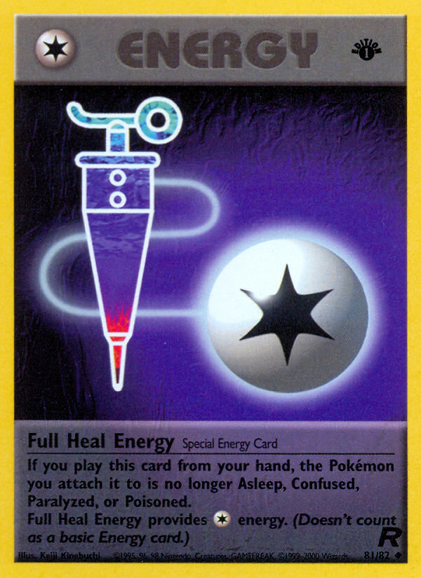 Full Heal Energy (81/82) [Team Rocket 1st Edition] | Dragon's Lair Comics and Fantasy Houston TX