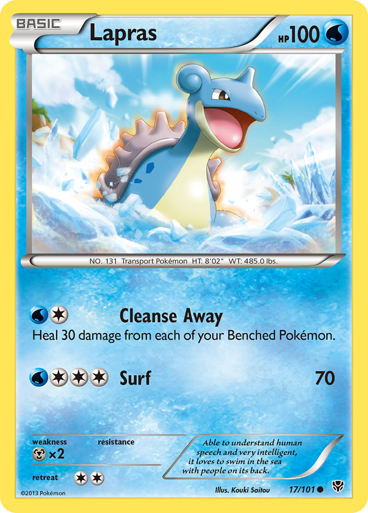 Lapras (17/101) [Black & White: Plasma Blast] | Dragon's Lair Comics and Fantasy Houston TX