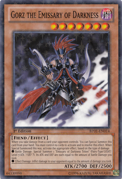 Gorz the Emissary of Darkness [BP01-EN014] Starfoil Rare | Dragon's Lair Comics and Fantasy Houston TX