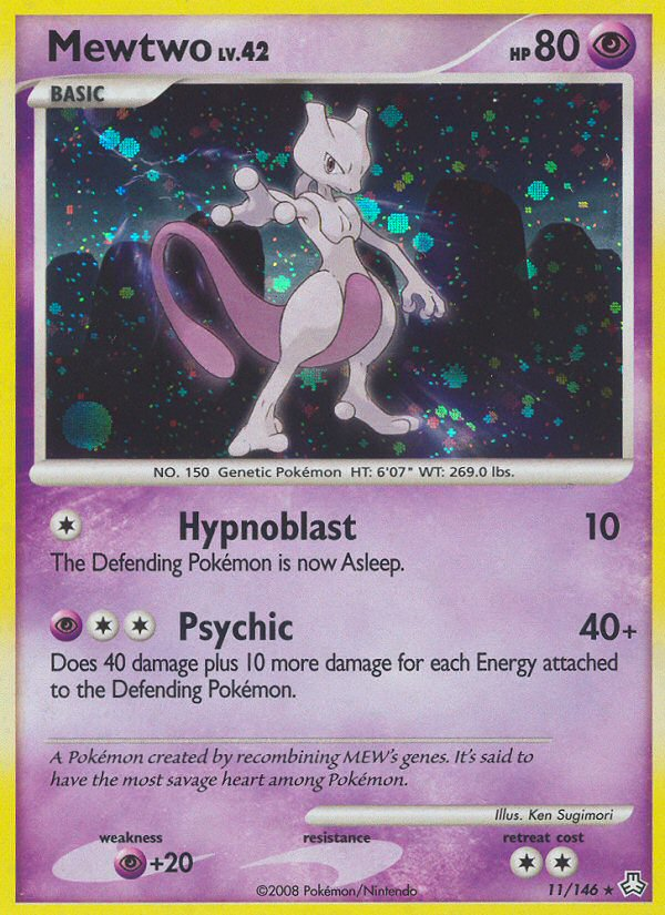 Mewtwo (11/146) [Diamond & Pearl: Legends Awakened] | Dragon's Lair Comics and Fantasy Houston TX