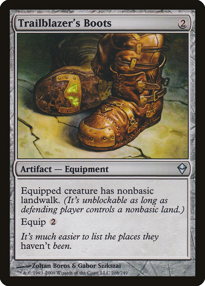 Trailblazer's Boots [Zendikar] | Dragon's Lair Comics and Fantasy Houston TX