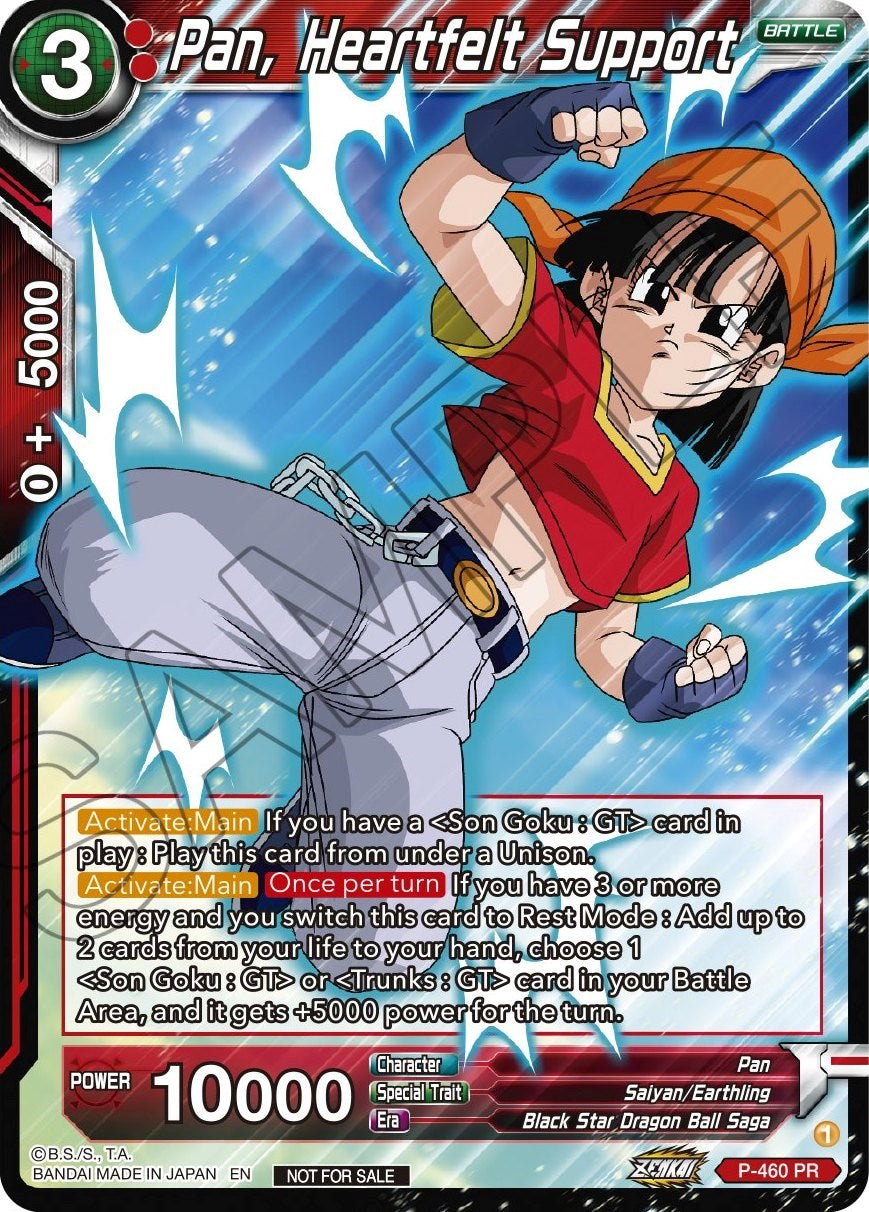 Pan, Heartfelt Support (Z03 Dash Pack) (P-460) [Promotion Cards] | Dragon's Lair Comics and Fantasy Houston TX