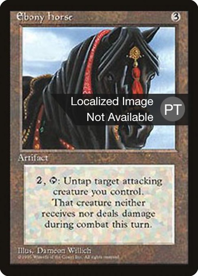 Ebony Horse [Fourth Edition (Foreign Black Border)] | Dragon's Lair Comics and Fantasy Houston TX
