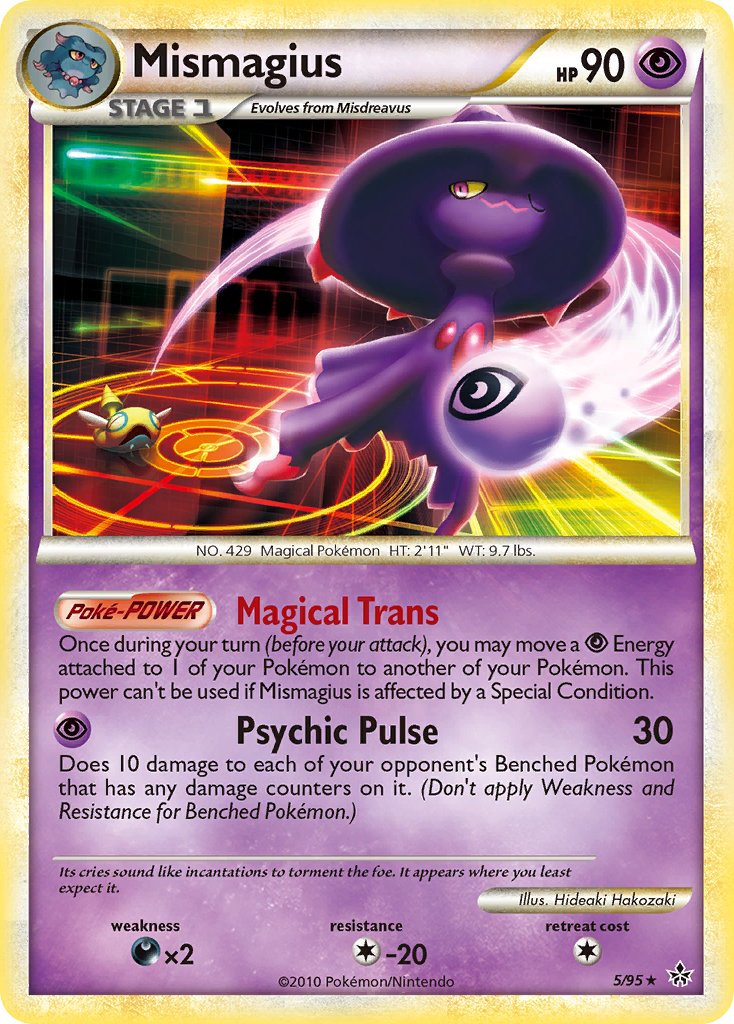 Mismagius (5/95) (Theme Deck Exclusive) [HeartGold & SoulSilver: Unleashed] | Dragon's Lair Comics and Fantasy Houston TX