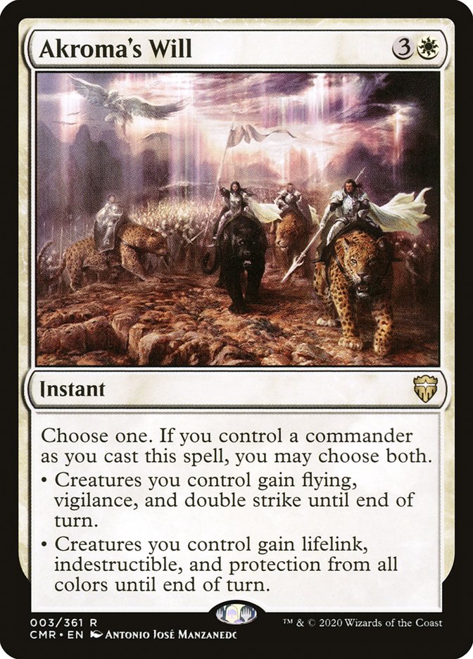 Akroma's Will [Commander Legends] | Dragon's Lair Comics and Fantasy Houston TX