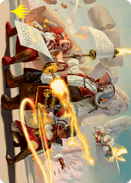 Lorehold Command Art Card (Gold-Stamped Signature) [Strixhaven: School of Mages Art Series] | Dragon's Lair Comics and Fantasy Houston TX