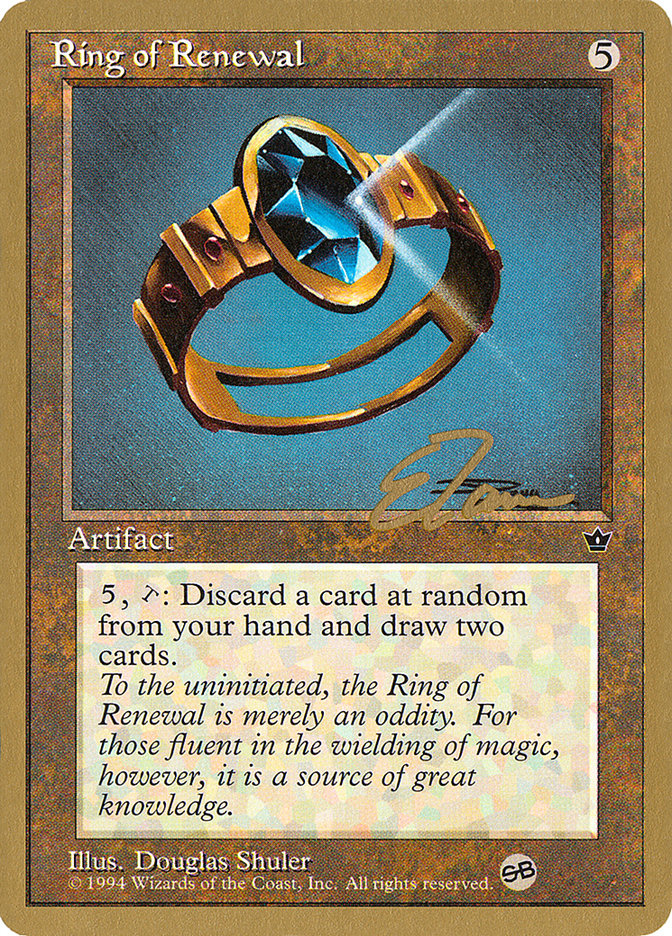 Ring of Renewal (Eric Tam) (SB) [Pro Tour Collector Set] | Dragon's Lair Comics and Fantasy Houston TX