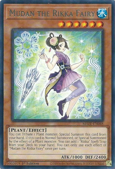 Mudan the Rikka Fairy [MAZE-EN048] Rare | Dragon's Lair Comics and Fantasy Houston TX