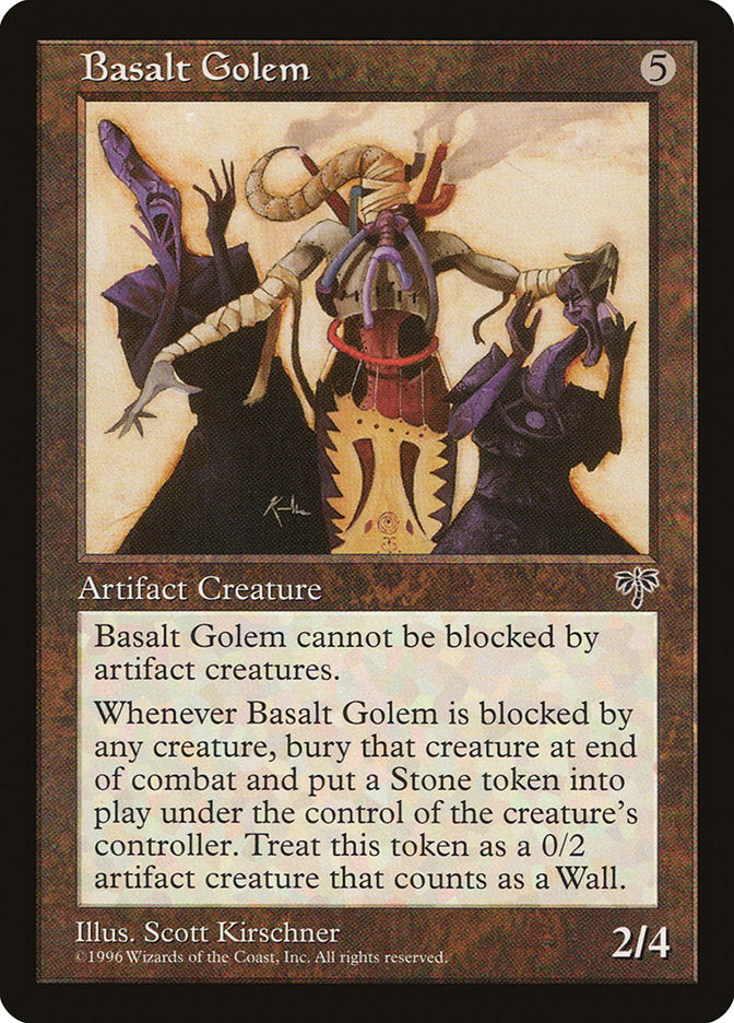 Basalt Golem [Mirage] | Dragon's Lair Comics and Fantasy Houston TX