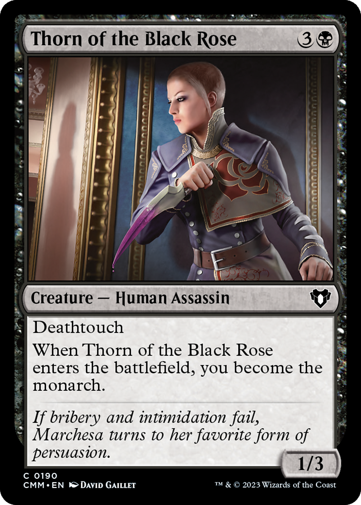 Thorn of the Black Rose [Commander Masters] | Dragon's Lair Comics and Fantasy Houston TX