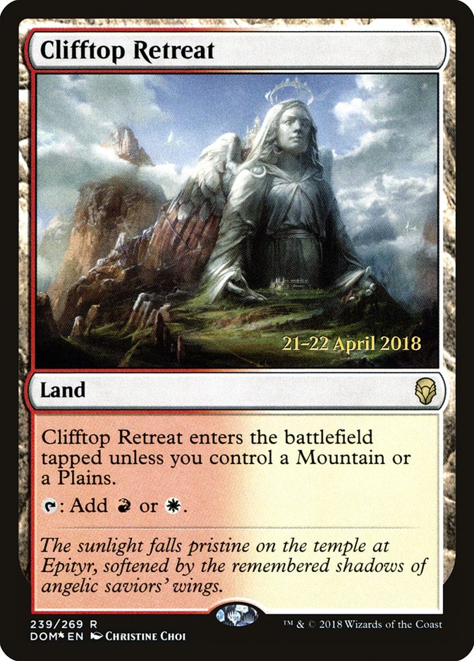 Clifftop Retreat [Dominaria Prerelease Promos] | Dragon's Lair Comics and Fantasy Houston TX