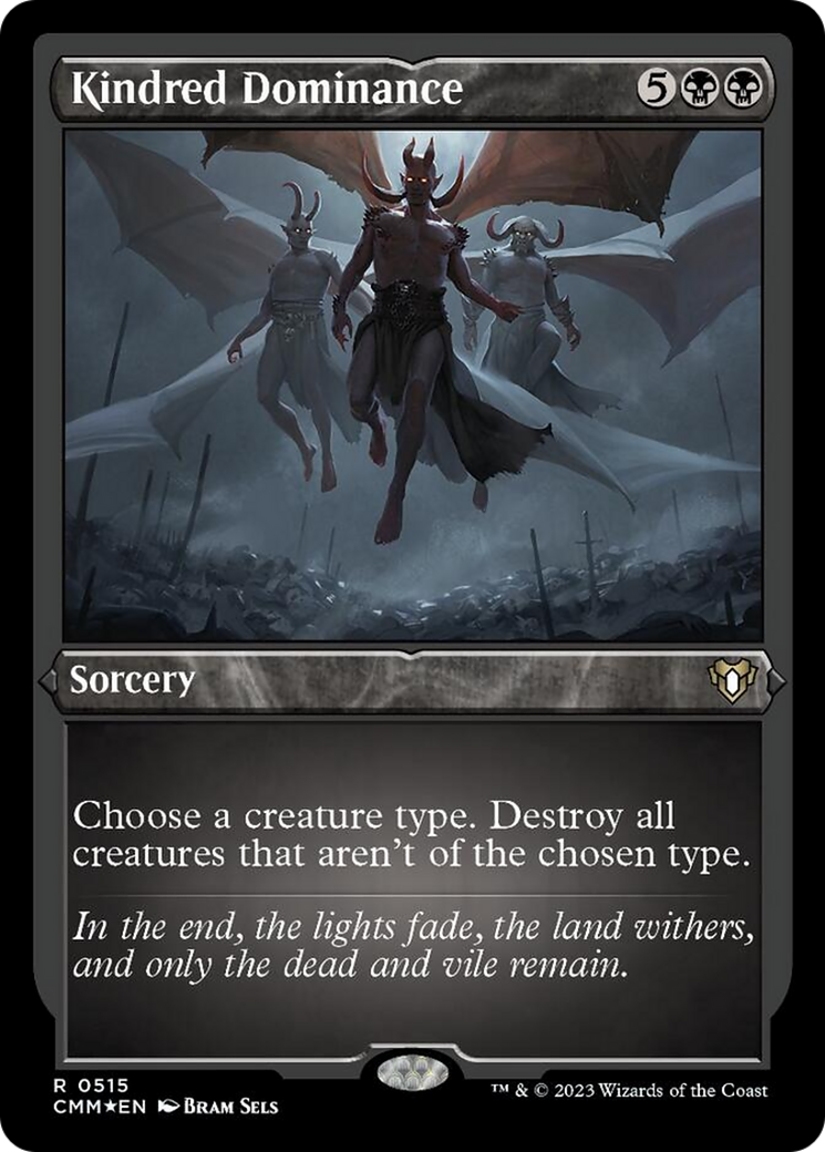 Kindred Dominance (Foil Etched) [Commander Masters] | Dragon's Lair Comics and Fantasy Houston TX