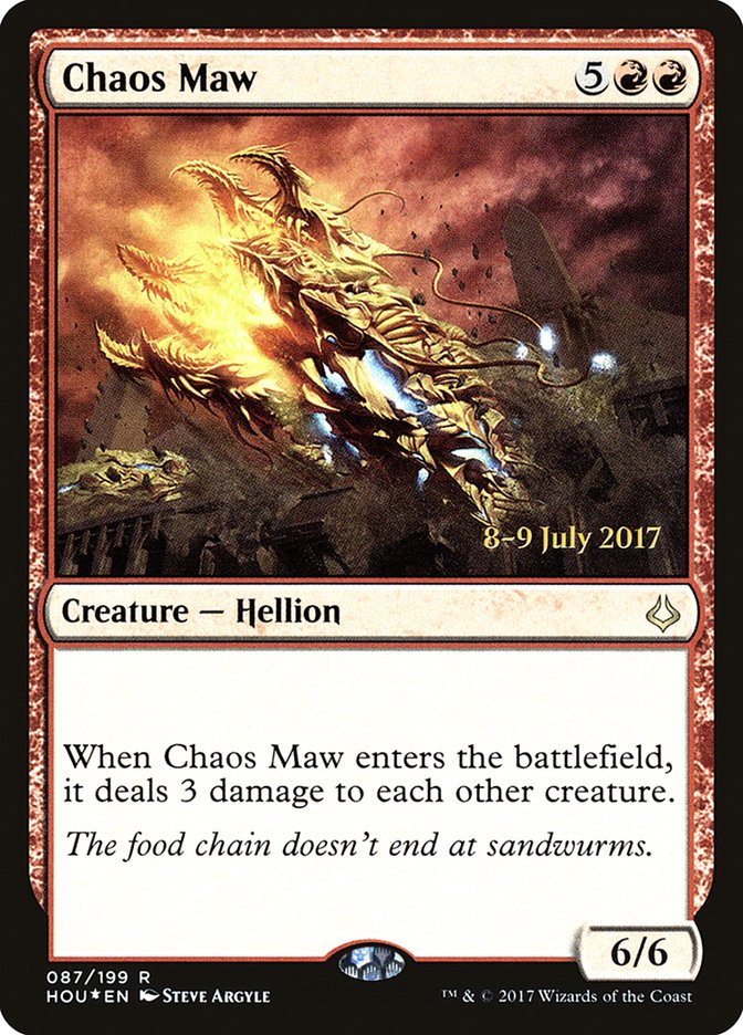 Chaos Maw [Hour of Devastation Prerelease Promos] | Dragon's Lair Comics and Fantasy Houston TX