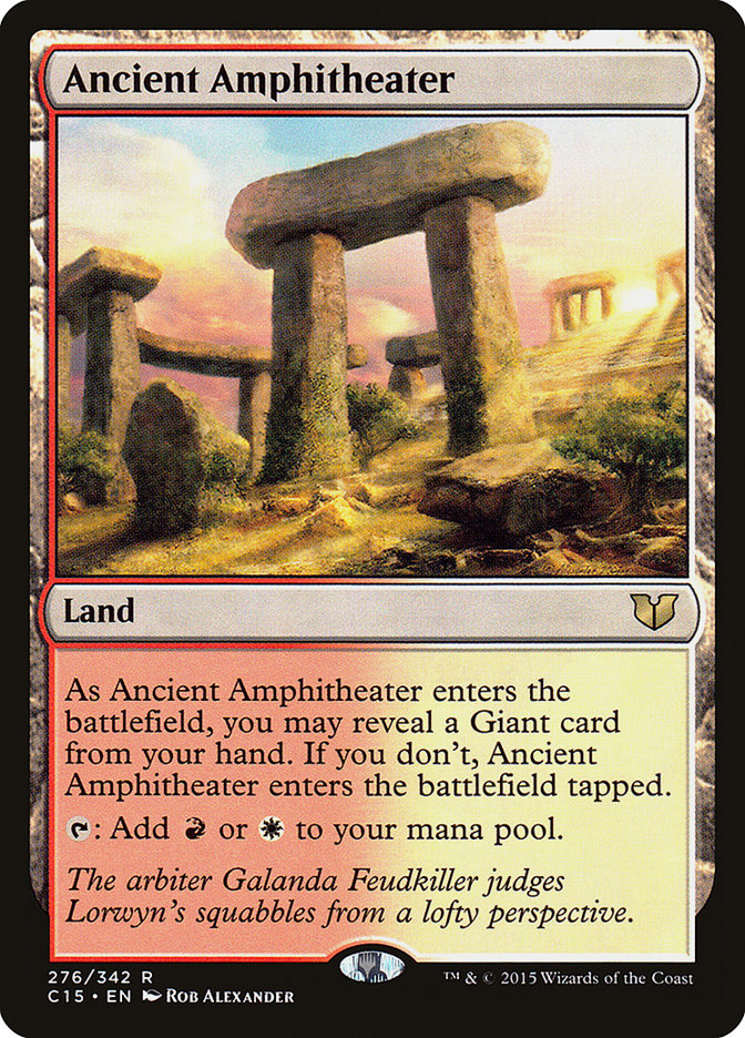Ancient Amphitheater [Commander 2015] | Dragon's Lair Comics and Fantasy Houston TX