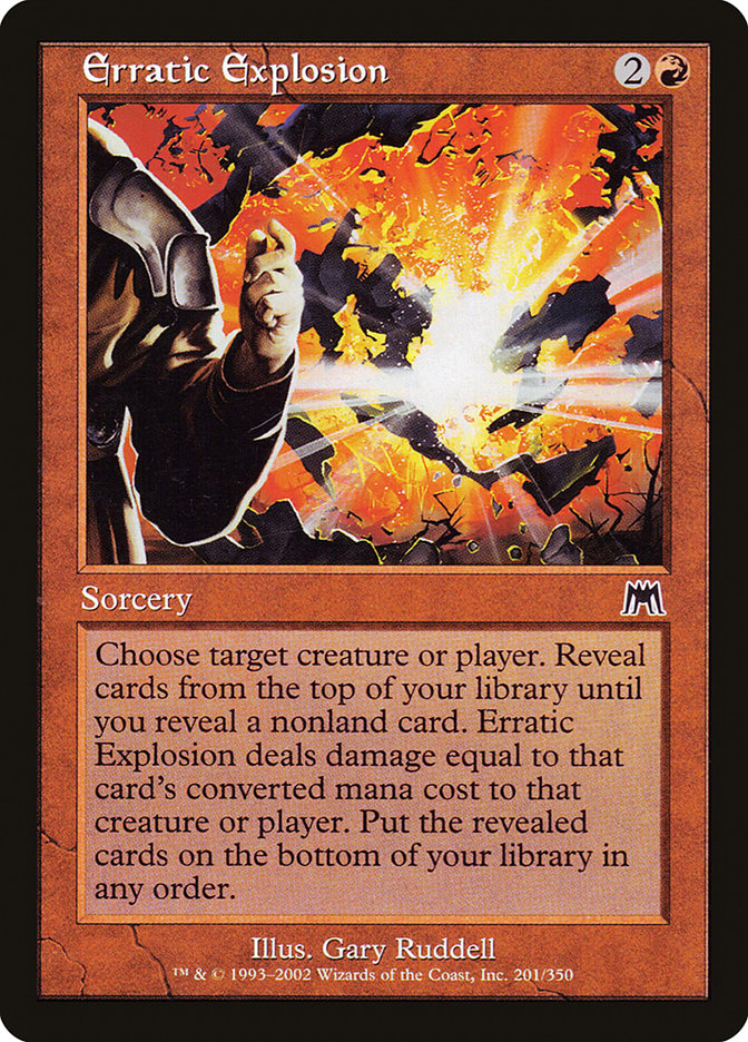 Erratic Explosion [Onslaught] | Dragon's Lair Comics and Fantasy Houston TX