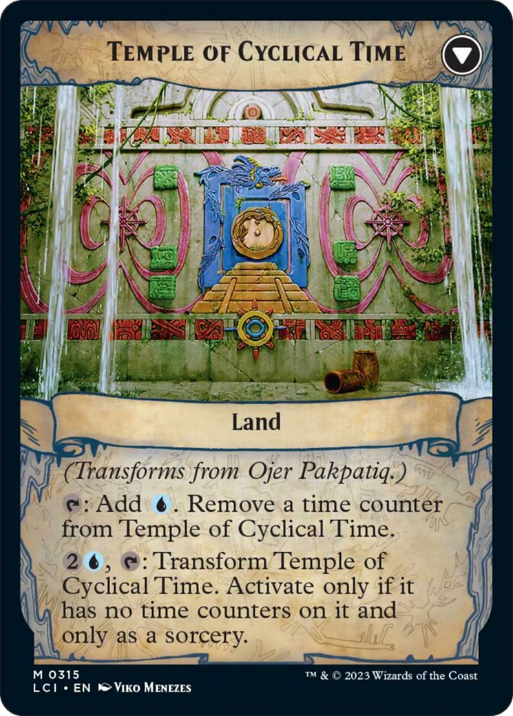Ojer Pakpatiq, Deepest Epoch // Temple of Cyclical Time (Showcase) [The Lost Caverns of Ixalan] | Dragon's Lair Comics and Fantasy Houston TX